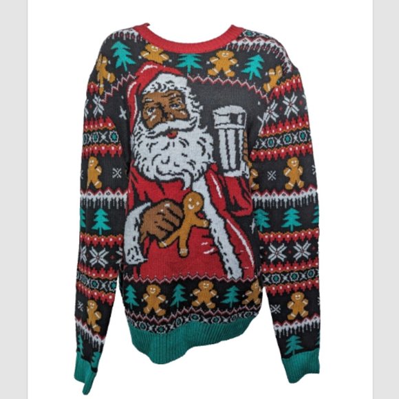 Ugly Christmas Sweater Sweaters Nwot Ugly Christmas Sweater Santa